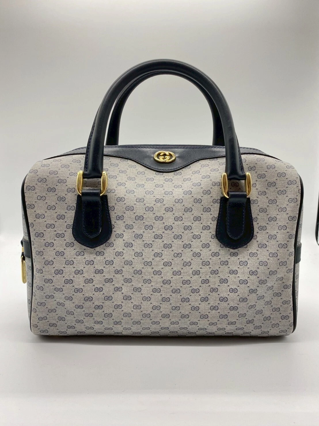 Gucci Micro GG Mini Sac PVC Boston Authenticité