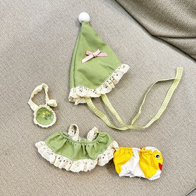 POP MART The Monsters Labubu Plush Doll Pixie Clothes Pendant New Clothes No Toy