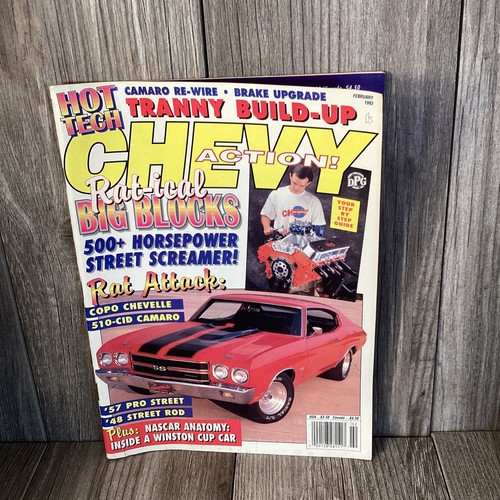 CHEVY ACTION MAGAZINE Rat-ical Big Blocks Insteon Cup Car Feb 1993 - Picture 1 of 12