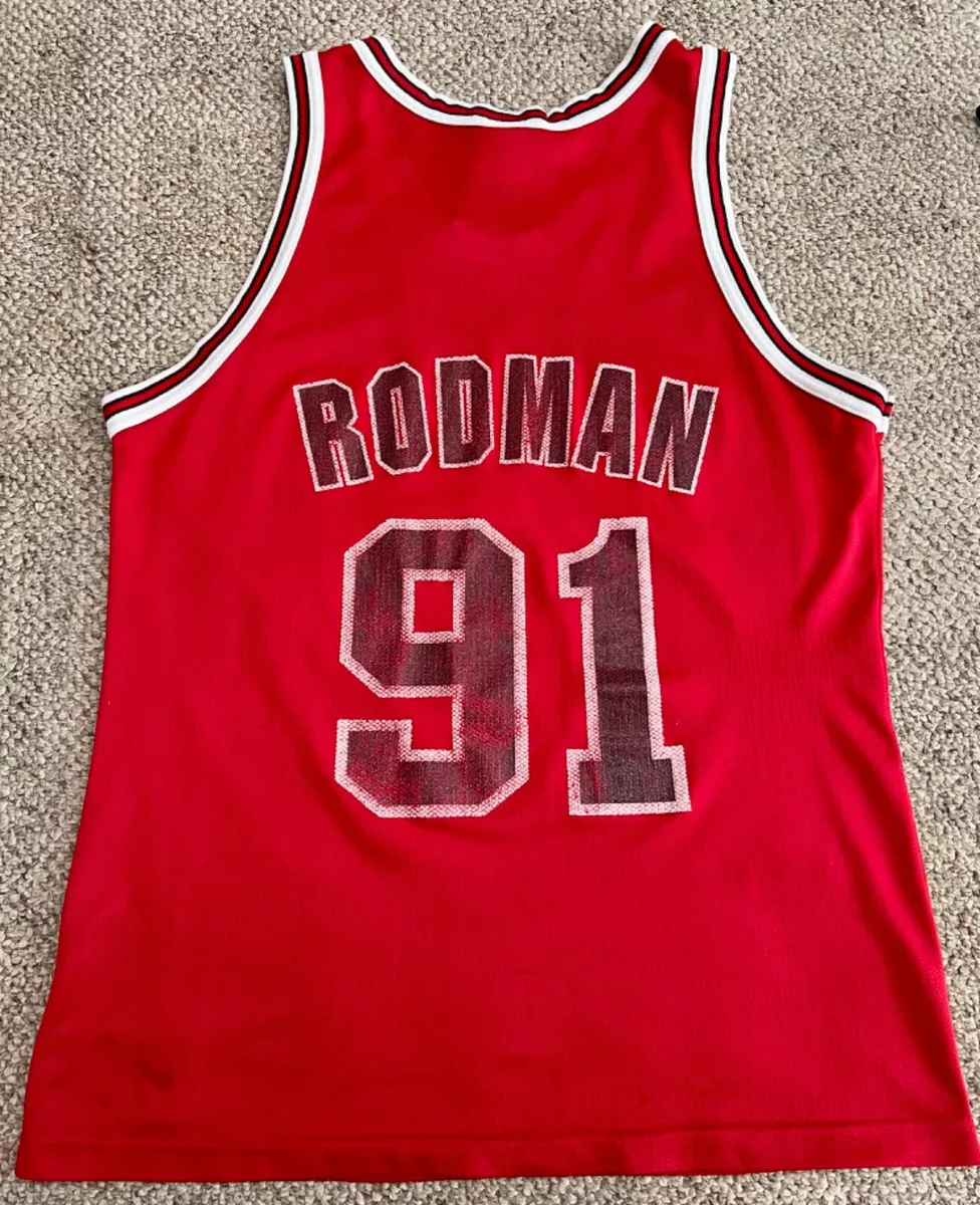 Big & Tall Men's Dennis Rodman Chicago Bulls Nike Swingman Red 2021/22 City  Edition Jersey