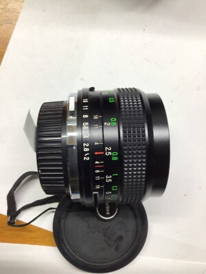 Vivitar 28mm 1:2 Auto Wide Angle 55mm Lens For Olympus Om-Cameras