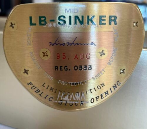 HONMA LB-SINKER CENTER BARANCE SHORT-Ⅱ HONMA LB-SINKER SHORT-II Persimmon Putter Right Hand Used Japan | eBay