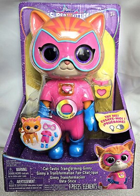 ファンキーキャット GINNY CAT-TASTIC Super Kitties Transforming Lights & Sounds Figure
