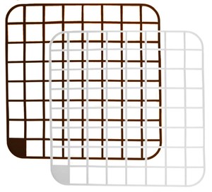 Spülbeckeneinlage 35x35 cm Spülbeckengitter Spülbeckenmatte Spülmatte