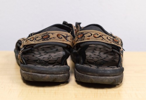 Teva Sandals Scorpion Print, unisex (Women's Size 13T), vintage 90s - Picture 7 of 12