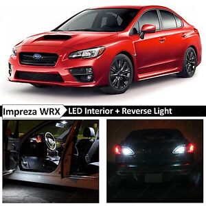 Detalles Acerca De 2015 2017 Subaru Wrx Sti Interior Blanco Kit De Paquete De Luz Led De Reversa Mostrar Titulo Original