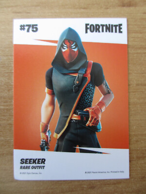 Card Panini FORTNITE 2021 Epic games / #75 SEEKER