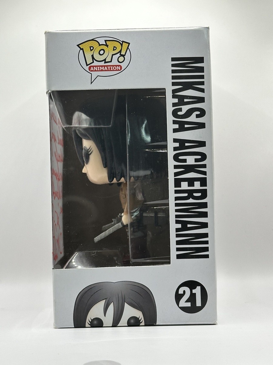 Signed Funko Pop! Vinyl: Attack on Titan - Mikasa Ackerman