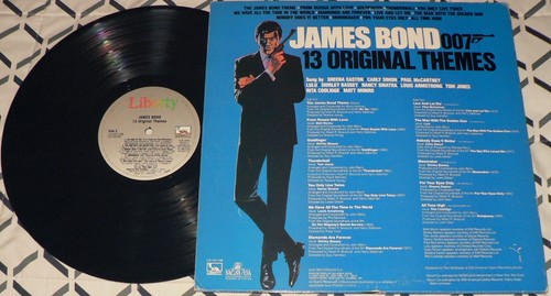 James Bond 007 13 Original Themes 1983 Liberty LO-551138 Soundtrack 12” Vinyl LP - Picture 2 of 4