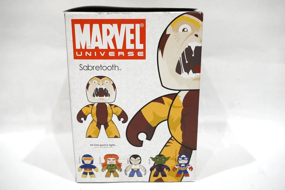 Marvel Universe Sabretooth Mighty Muggs X-Men 2008 TOTALMENTE NUEVO EN CAJA NUEVO EN CAJA e3 Foto 2 de 4