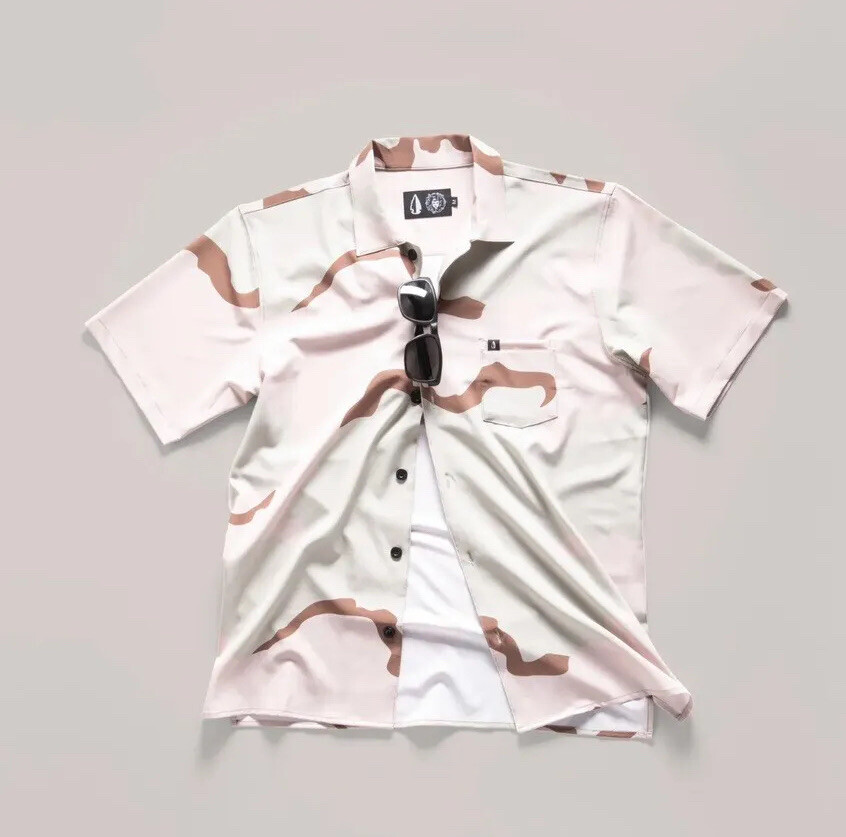 TACHUNTFISH DCU Mojito Button Up Shirt size S Small FOG TACHUNTFISH DCU Mojito Button Up Shirt size S Small FOG