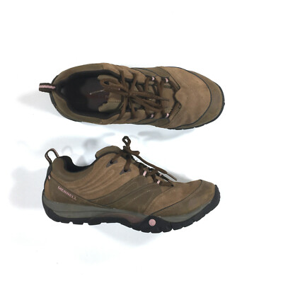 Merrell Azura Jaunt Hiking Shoes Womens Size Wide Otter Brown J21242W 