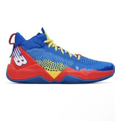 New Balance Two Wxy Darius Bazley My Home Blue Red Basketball BB2WXYOH Sz 9 NIB NEW BALANCE TWO WXY DARIUS BAZLEY MY HOME BLUE RED YELLOW  main image 4