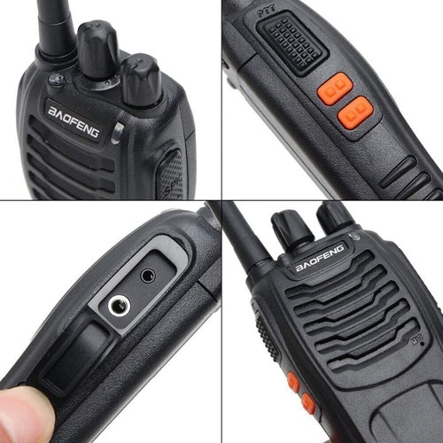 2x-Baofeng BF-888S Walkie Talkie Radiotelefon ręczny Radiotelefony PMR446 16 kanałów - Zdjęcie 5 z 16