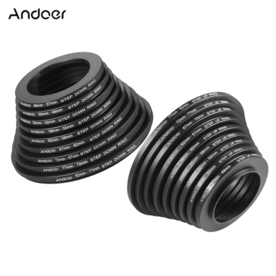 18pcs 37-49-52-55-58-62-67-72-77-82mm /Down Objektiv Filter  H2E6