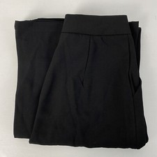 Showpo Women's Black Flare Polyester Blend Dress Pants Size 6 EUC JBQ7SP2