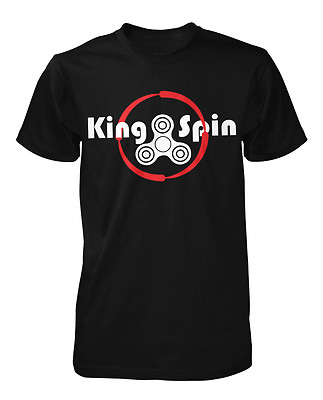 King Spin Fidget Spinner T-Shirt Handspinner Pause neu Hand Spielzeug Finger Toy