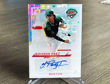 2025 Panini  JEDIXSON  PAEZ PANDORA PRIZM Rookie Auto Card 🔥/7 Prospect Edition