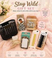 Body Prescriptions Stay Wild Gift Basket Exfoliating Scrub  Accessories