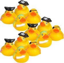 2" Pirate Rubber Ducks - 12 Piece Assortment