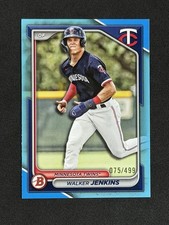 Walker Jenkins 2024 Bowman 1st SKY BLUE BORDER SP /499 Paper Prospect BP-43 Rare