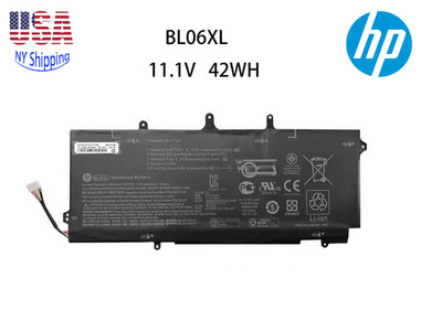 Genuine 42Wh BL06XL Laptop Battery For HP EliteBook Folio 1040 G1 G2 HSTNN-DB5D