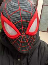Spider-man Miles Morales Helmet Cosplay Spiderman Halloween 3D Mask Costume HOT
