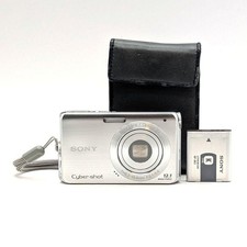 Sony Cyber-shot DSC-W190 Silver Compact Camera Fully Functional Condition