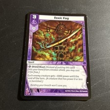 Kaijudo X1 TOXIC FOG Common #42/110 7CLA - Clash of Duel Masters 2013