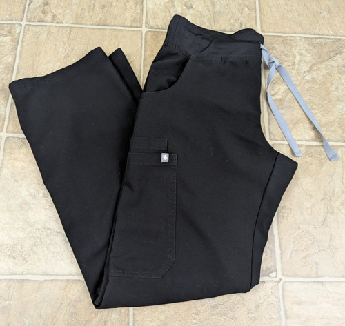 Figs Technical Collection sz XSP Scrub Pants black office medical women 0646
