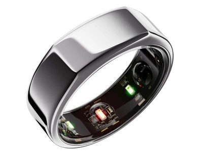 Oura Ring Gen3 Heritage - Size 13 - Silver JZ90-1001-10 w/ charger