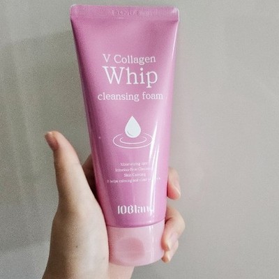 10BLANC V Collagen Whip Cleansing Foam 120ml Whip Foam Vitamin C Cleanser NEU