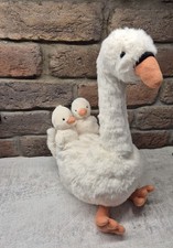  Jellycat Featherful Swan Plush Toy Retired NWOT