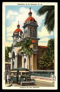 Mayfairstamps El Salvador cathedral of San Salvador picture Post Card aaz_91337