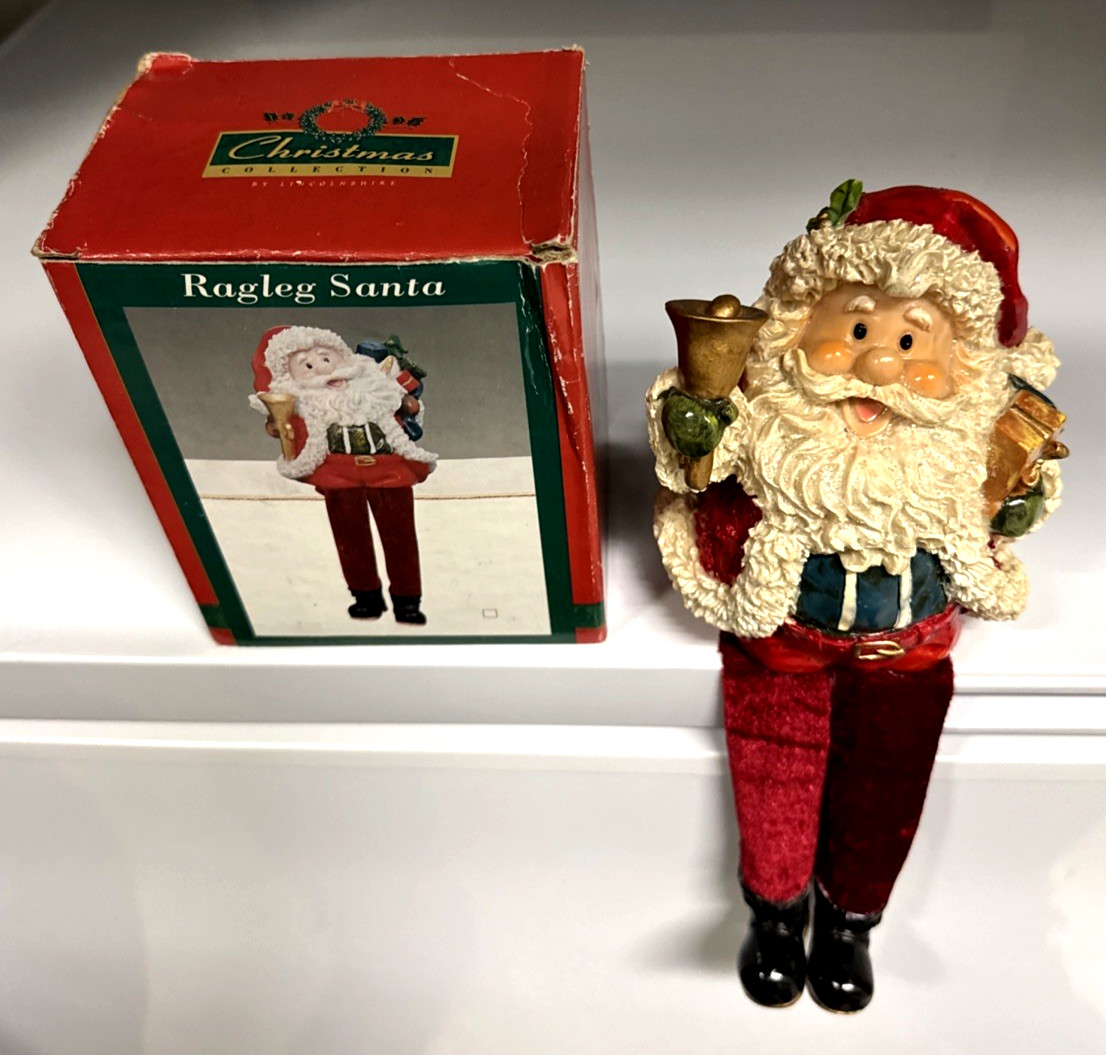 Christmas Collection Ragleg Santa 2004 Figurine Limited Edition w/ Box Vintage