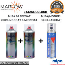 SMART / MICRO CAR COMPANY EM1U DARK GRAY 3S - 2x Basecoat & 1x Lacquer Aerosols