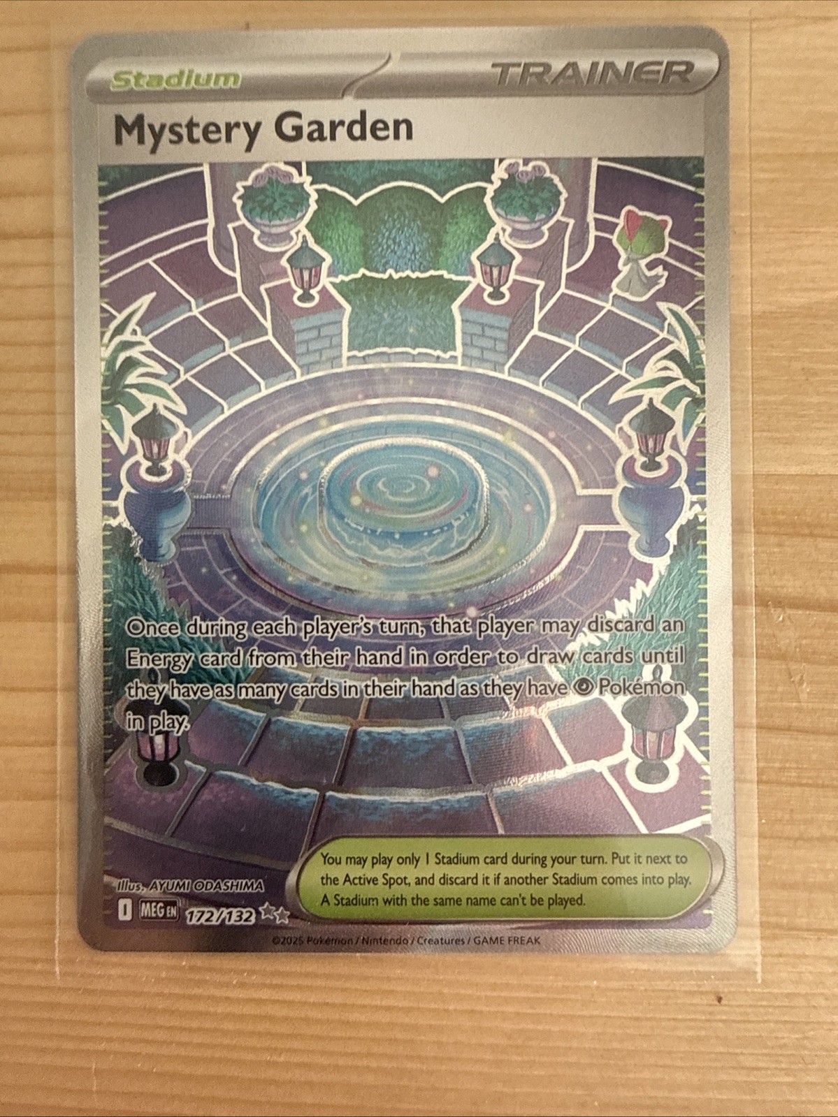 Pokemon Mystery Garden 172/132 Mega Evolution Ultra Rare Full Art NM