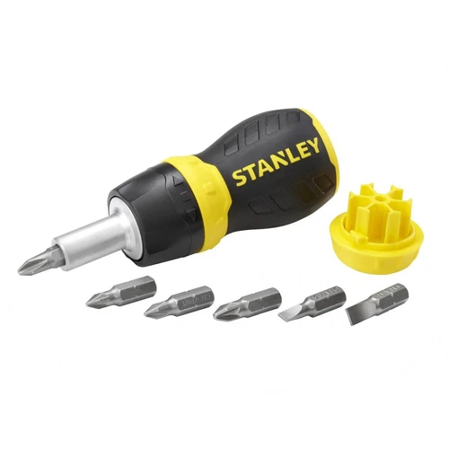Stanley Hand Tools Multibit Ratchet Stubby & Bits (TK26569)