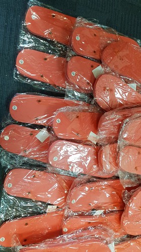 Lotto lavoro 50x paia sandali infradito rosa leggeri ex negozio stock stivali auto - Foto 8 di 13