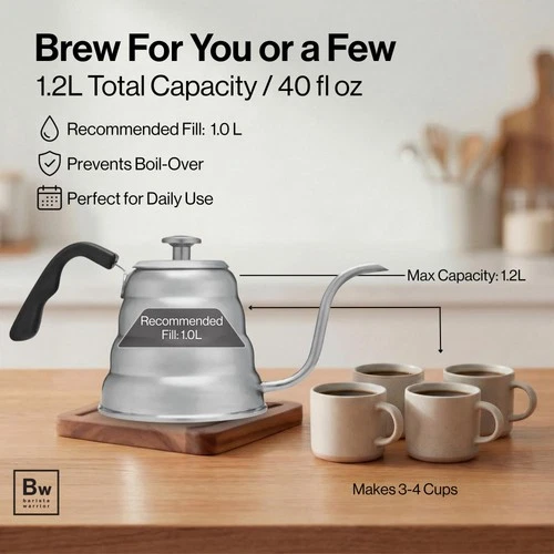 Barista Warrior Pour Over Coffee Kettle - Thumbnail 3