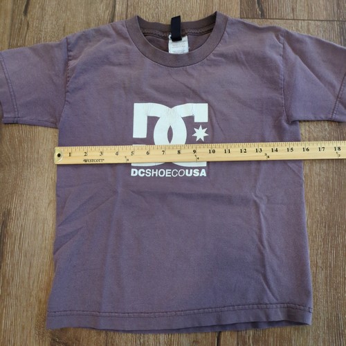 VTG DC Shoe USA Kids Small Shirt Skater Skateboarding Logo Surf Y2K - Picture 6 of 7