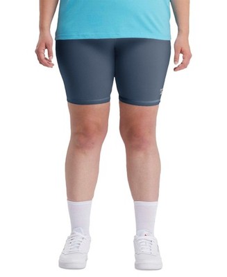 Reebok Identity Bike Shorts Women's 3X Blue Stretch Elastic Waist Active KFC344