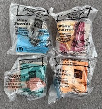 POCAHONTAS PLAY SCENES MCDONALD'S 1996 AUSTRALIA LIMITED TOY SET OF 4 FREE SHPG