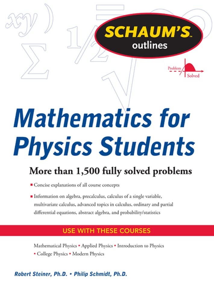 Schaum's Outline of Mathematics for Physics Students by Philip Schmidt - Image 4