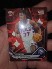 Topps NOW 4/5 rising stars game V.J. Edgecombe Ruby Team color match