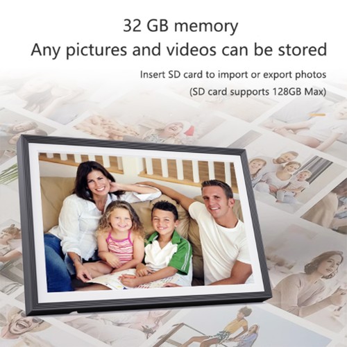 10.1 Inch WiFi Digital Photo Frame With 32GB Storage Smart Digital Picture SG - Picture 3 of 10