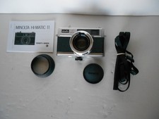 Minolta Hi-Matic 11 Super 3 Circuit 35mm Film Rangefinder Camera 45mm Lens MINT