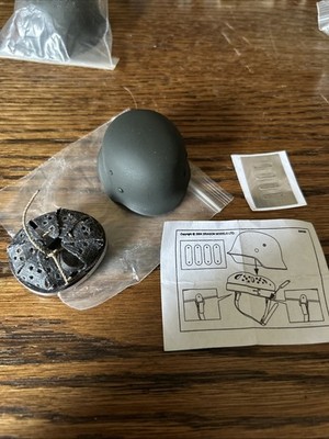 DML Blackish Green 1/6 Scale WWII German Soldier M35 Metal Helmet Model S0030