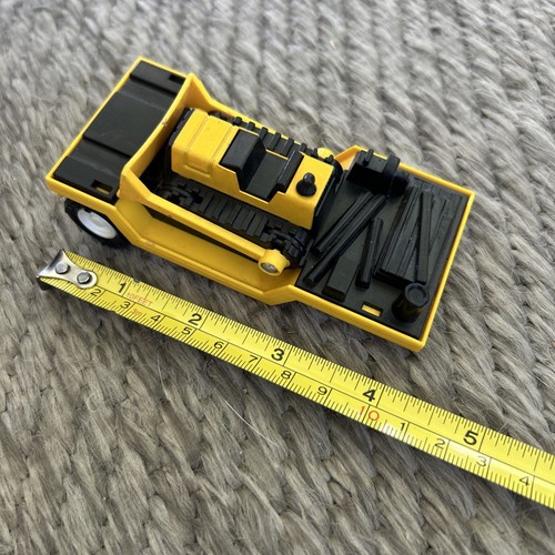 VTG 1980 Buddy L Bull Dozer/Tractor Toy & 1984 Buddy L Car Construction Trailer - Picture 3 of 8