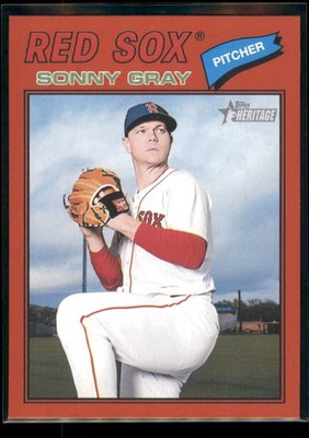 2026 Topps Heritage Sonny Gray Red #162 Boston Red Sox